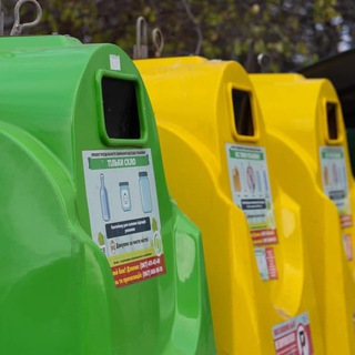 Логотип телеграм -каналу recyclingukraine — Сортування сміття. Бучанський район.