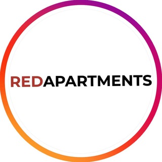 Логотип телеграм канала @red_apartments — RED APARTMENTS