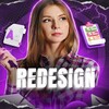 Логотип телеграм канала @redesign_ru — ДИЗАЙН ЛОГОТИПА 🚀 ФИРМЕННЫЙ СТИЛЬ