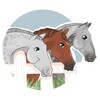 Логотип телеграм канала @redgrays — рыжим по серому