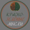 Логотип телеграм канала @redgreen_thoughts — Красно-Зелёные Мысли 🚂
