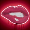Логотип телеграм канала @redlipskrsk24 — Lounge Bar RED LIPS