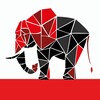 Логотип телеграм канала @redslonfest — КРАСНЫЙ СЛОН / ПРОTANKФЕСТ