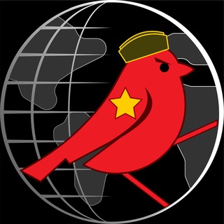 Логотип телеграм канала @redsparrowmsk — КРАСНЫЙ ВОРОБЕЙ