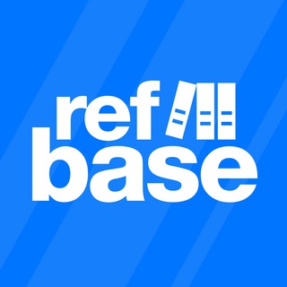 Логотип телеграм канала @ref_base — База референсов | Веб-дизайн
