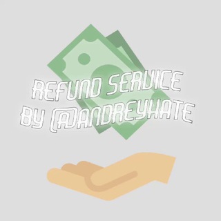Логотип телеграм канала @refbyandreyhate — REFUND SERVICE by andreyhate