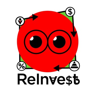 Логотип телеграм канала @reinvesti — ReInvest