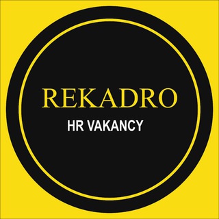Telegram kanalining logotibi rekadrouz — REKADRO | HR VAKANCY
