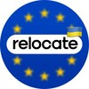 Логотип телеграм -каналу relocateeurope — Українці в Європі 🇪🇺 | Relocate.to