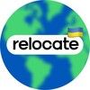 Логотип телеграм -каналу relocationukraine — Українці в Світі 🌍 | Relocate.to