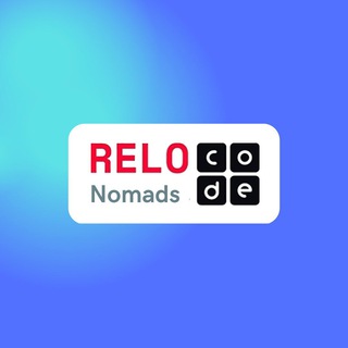 Логотип телеграм канала @relocode_nomads — Digital Nomads (by Relocode)