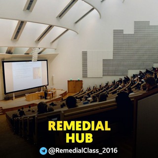 Telegram channel Remedial HUB logo