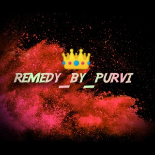 Logo saluran telegram remedy_by_purvi — REMEDY_BY_PURVI📚