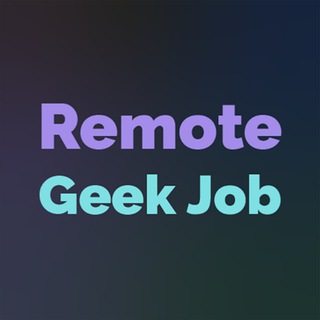 Telegram channel RemoteGeekjob logo