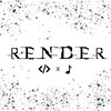 Логотип телеграм канала @render_hub_tg — RendeR hub