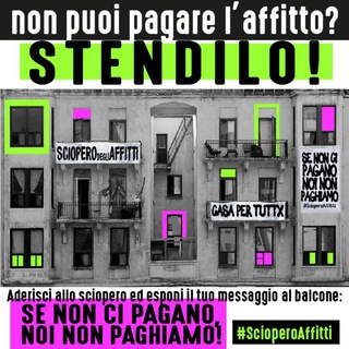 Telegram channel SCIOPERO AFFITTI RENTSTRIKE ITALIA logo