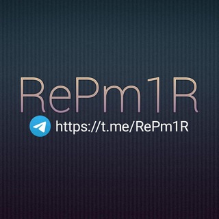 Telegram kanalining logotibi repm1r — RePm1R