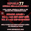 Logo saluran telegram republik77 — KERAJAAN SLOT AGEN REPUBLIK77