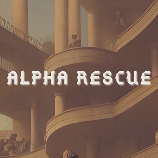 Логотип телеграм канала @rescue_alpha — ALPHA RESCUE