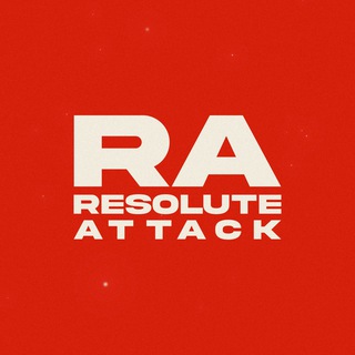Логотип телеграм канала @resoluteattack — RESOLUTE ATTACK