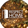Логотип телеграм канала @respecthome_tmn — Respect Home | двери | паркет | перегородки | стеновые панели | гардеробы | мебель