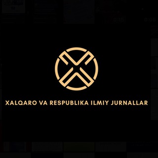 Logo saluran telegram respublika_jurnallar — XALQARO VA RESPUBLIKA JURNALLAR VA ILMIY ISHLAR