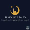 Logo saluran telegram ressourcetafoi — RESSOURCE TA FOI 🫀