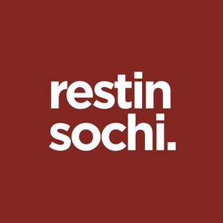 Логотип телеграм канала @restin_sochi — restinsochi