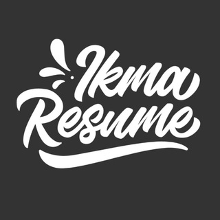 Logo saluran telegram resumeikma — Resume Ikma 😊