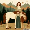 Логотип телеграм канала @retritdm — Ретрит для мам | Экотуризм | Ипповенция