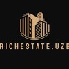 Telegram kanalining logotibi richestateuzb — Richestate.UZB Недвижимость в Ташкент