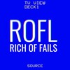 Логотип телеграм -каналу richoffails — Rich Of Fails