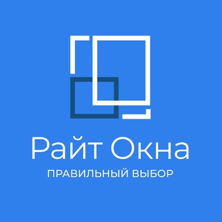 Логотип телеграм канала @rightokna — Райт Окна
