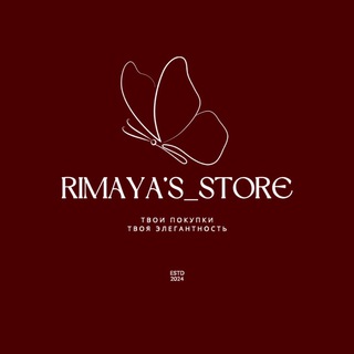 Telegram kanalining logotibi rimayas_store — rimayas_store