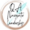 Логотип телеграм -каналу rina_courses_it — QA Navigator Leadership 🎓