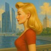 Логотип телеграм канала @rinamoscow — По Москве с Риной