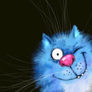 Логотип телеграм канала @rinazeniuk — Синие коты Рины Зенюк