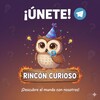 Logo of telegram channel rinconcuriosoo — 🌌 Rincón📚🚀 Curioso 🤯🌈