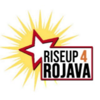 Logo des Telegrammkanals riseup4rojava - Alle zusammen gegen den Faschismus - #riseup4rojava