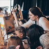 Логотип телеграм канала @risovaniedlyadetej — Рисуем с детьми. Новый Белград