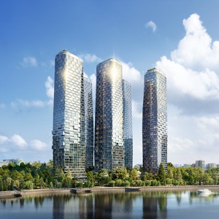 Логотип телеграм канала @riverparktowers_flats — River Park Towers Partners
