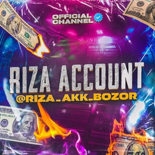 لوگوی کانال تلگرام riza_akk_bozor — RIZA AKKAUNT BOZOR