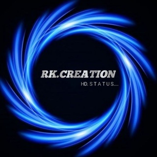 Logo of telegram channel rkvcreation — RK.CREATION ! HD STATUS.......
