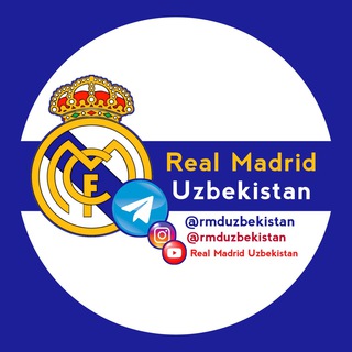 Telegram kanalining logotibi rmduzbekistan — Real Madrid Uzbekistan