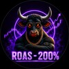 Логотип телеграм канала @roas200_holybulls — ROAS-200% | Holy Bulls