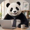 Логотип телеграм -каналу robotapanda — Робота онлайн з Панда