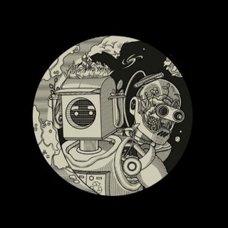 Логотип телеграм канала @robotokenspace — R