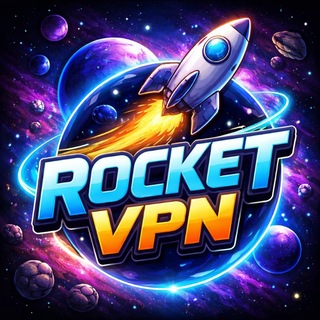 Telegram channel ROCKET VPN logo