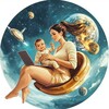 Логотип телеграм канала @rocketmoms — Rocketmoms | работа в декрете