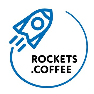 Логотип телеграм канала @rocketscoffee — rockets.coffee